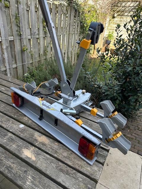 fietsendrager, Ophalen, Gebruikt, Brede banden, 2 fietsen