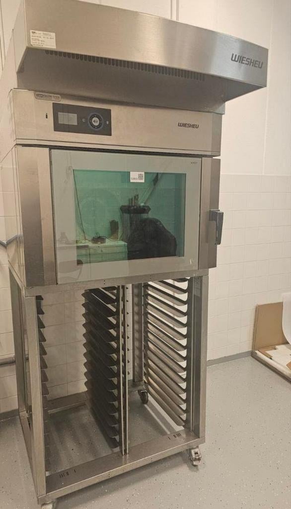 Wiesheu B04-EM heteluchtoven stoomfunctie + afzuigkap, Ophalen, Gebruikt, Hete lucht, Oven