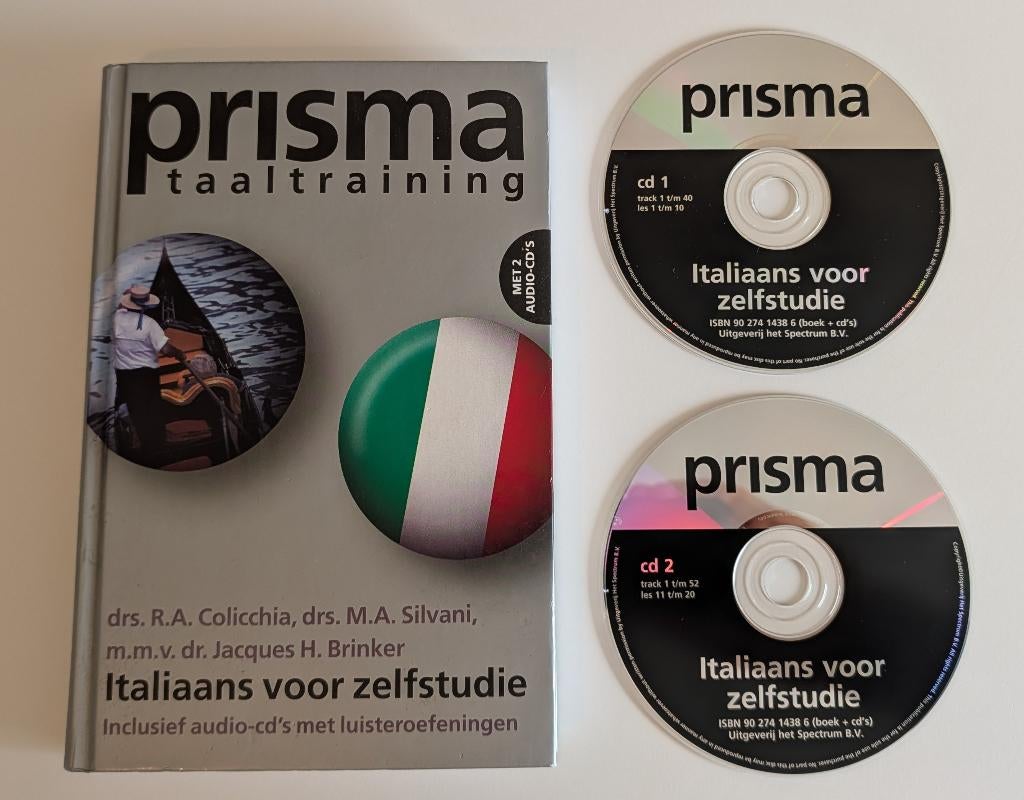 Prisma Taaltraining - Italiaans voor Zelfstudie (2 CD's), Boeken, Studieboeken en Cursussen, Prisma, Ophalen of Verzenden, Zo goed als nieuw