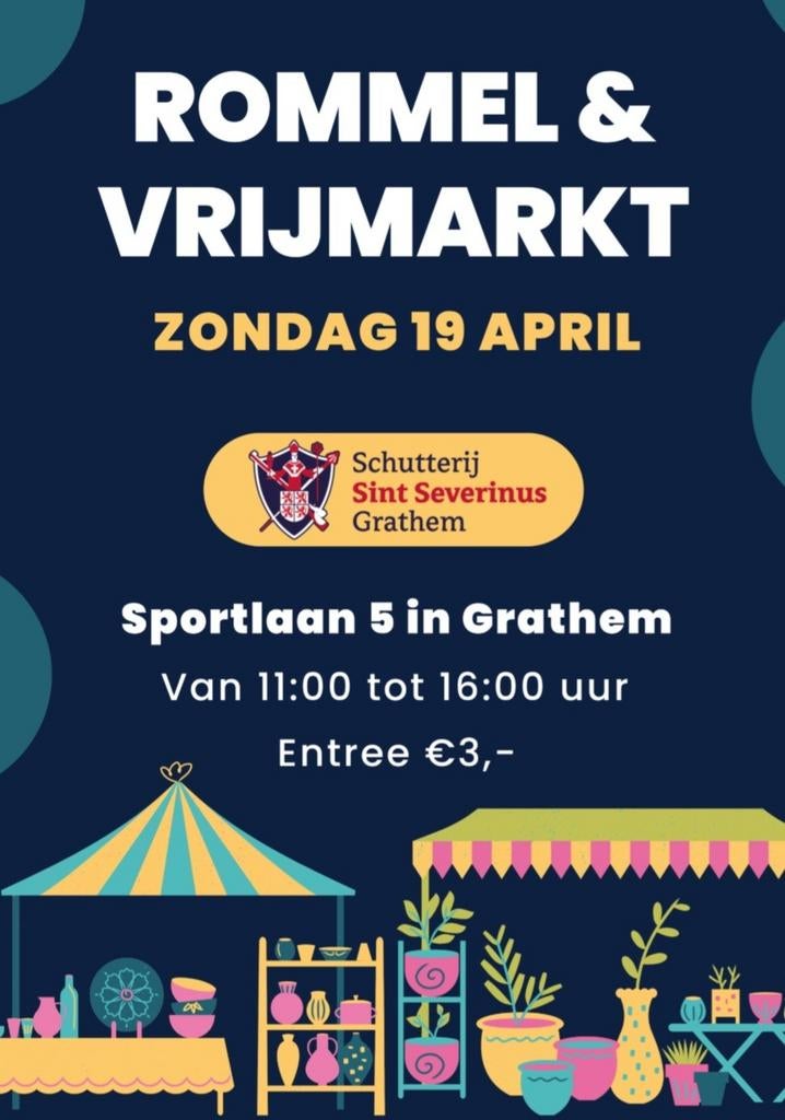Zondag rommelmarkt Grathem: lego te koop, Ophalen