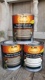 Nieuwe blikken houtbeits: white en grey wash, Ophalen of Verzenden, Nieuw, Wit