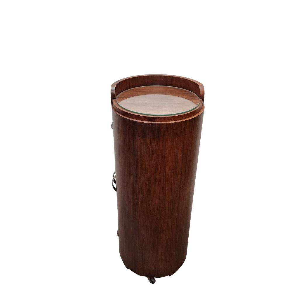 Frans Art Deco mahonie barmeubel, Ophalen