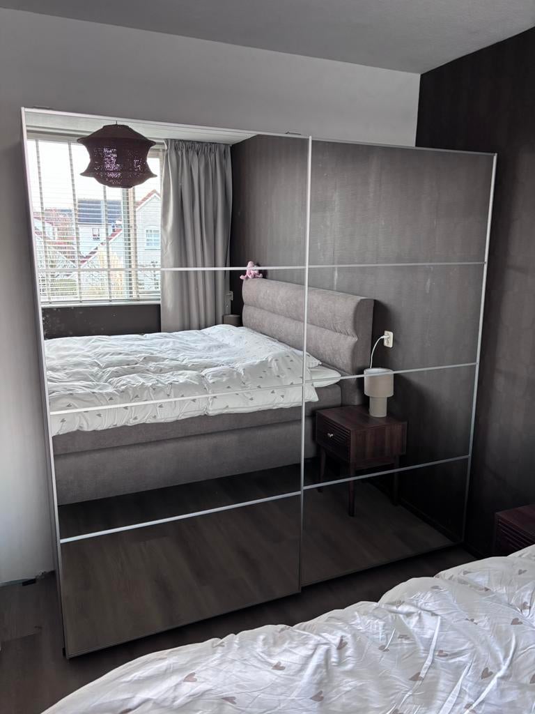 IKEA paxkast Schuifdeuren (spiegel), Ophalen of Verzenden, Zo goed als nieuw, Eenpersoons