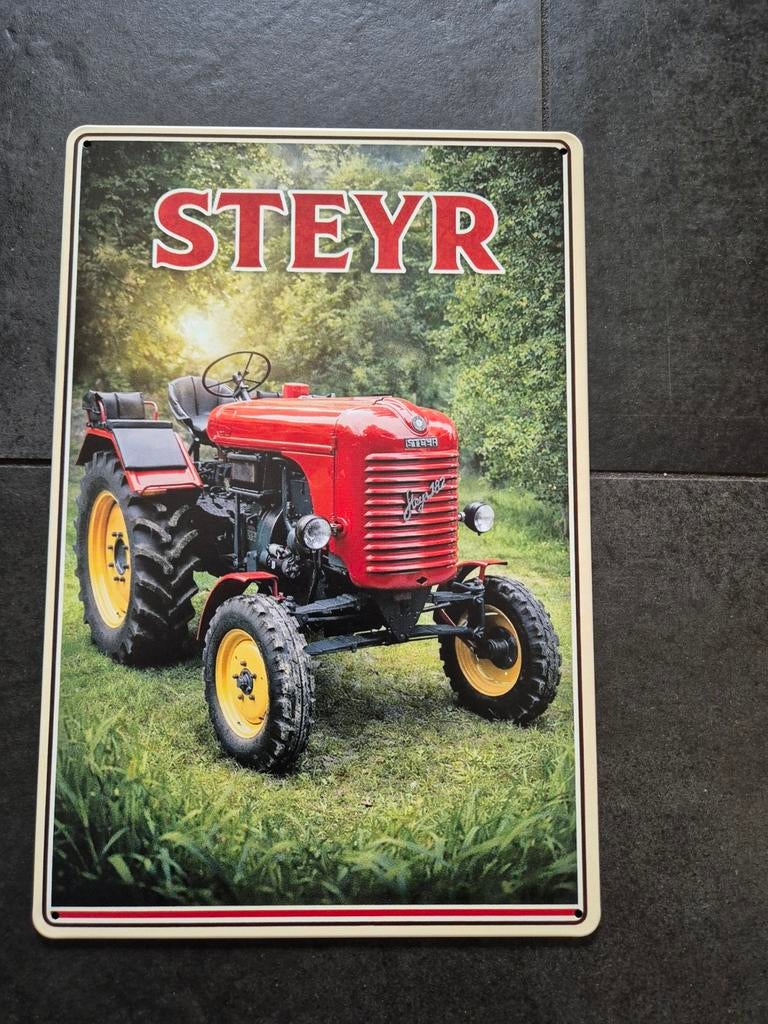 Steyr reclamebord, Ophalen of Verzenden, Nieuw, Reclamebord