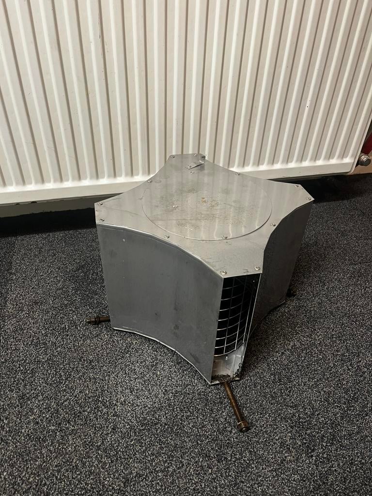 RVS Firemaster/schoorsteenkap, Ophalen of Verzenden, Zo goed als nieuw, Vrijstaande haard, Houthaard