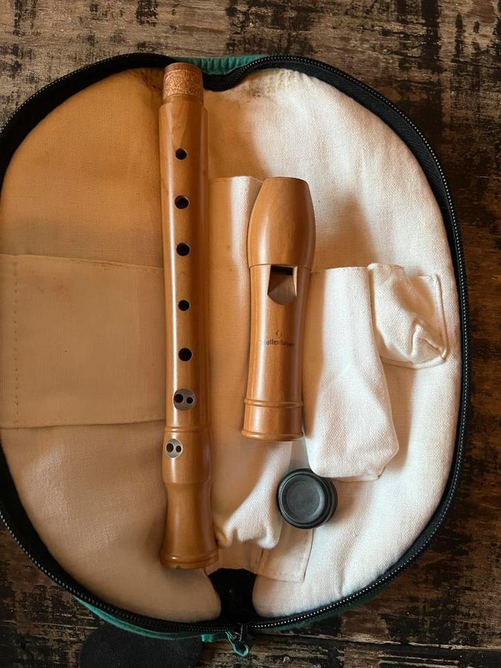 Mollenhauer Blokfluit met hoes en instructieboekje, Muziek en Instrumenten, Blaasinstrumenten | Blokfluiten, Zo goed als nieuw