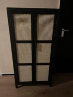 Rotan zwarte kast 140x70x30cm, Ophalen, Gebruikt