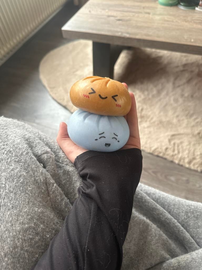Leuke Squishy Dumplings Stressballetjes, Ophalen of Verzenden, Gebruikt, Jongen of Meisje