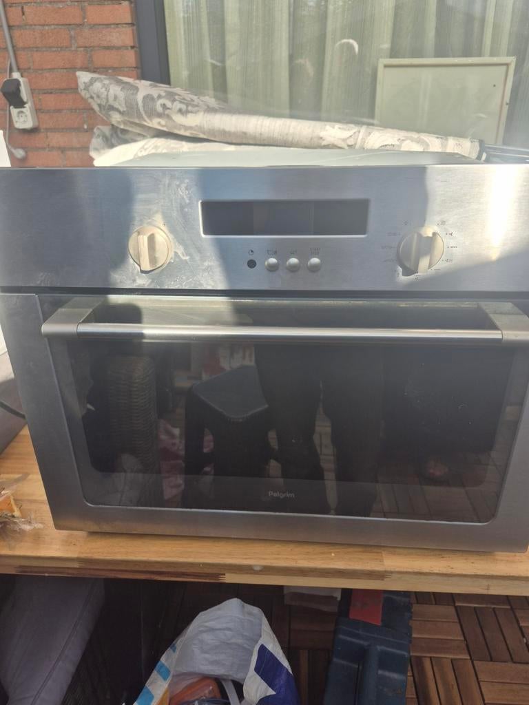Gebruikte magnetron/oven merk pelgrim, Witgoed en Apparatuur, Ovens, 45 tot 60 cm, Gebruikt, Oven, Ophalen of Verzenden