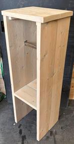 2 maal Houten Kledingrek / Displayrek van Steigerhout, Ophalen, Zo goed als nieuw