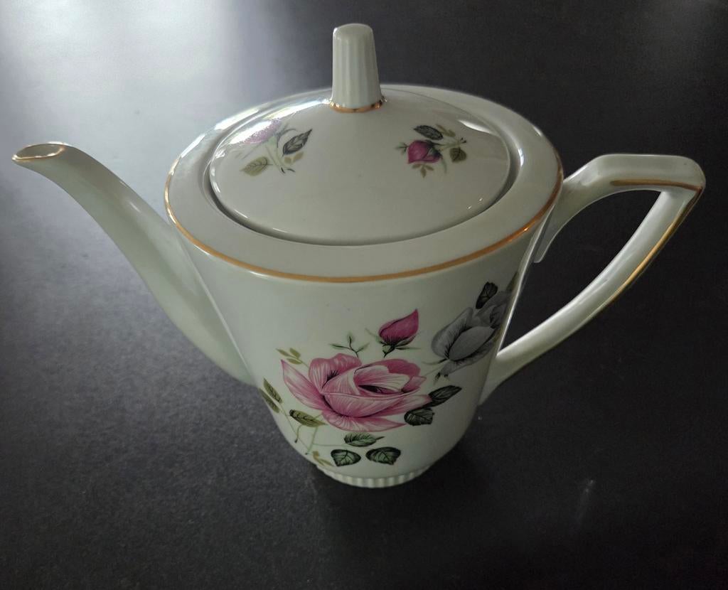 Theepot met bloemenpatroon, Huis en Inrichting, Keuken | Servies, Ophalen of Verzenden