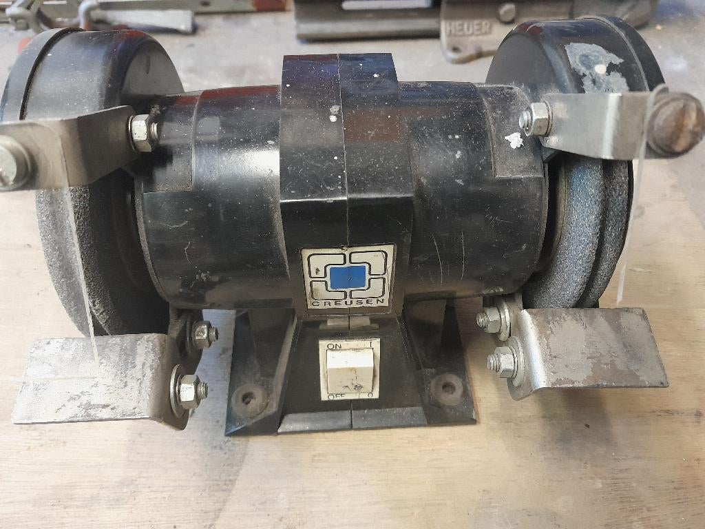 Creusen DS 6110 T werkbankslijpmachine, Ophalen of Verzenden, Gebruikt, Minder dan 700 watt, Werkbankslijpmachine