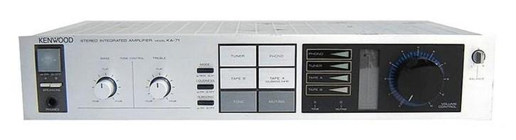 Kenwood stereo versterker, Audio, Tv en Foto, Versterkers en Receivers, Gebruikt, Stereo, 60 tot 120 watt, Overige merken, Ophalen of Verzenden