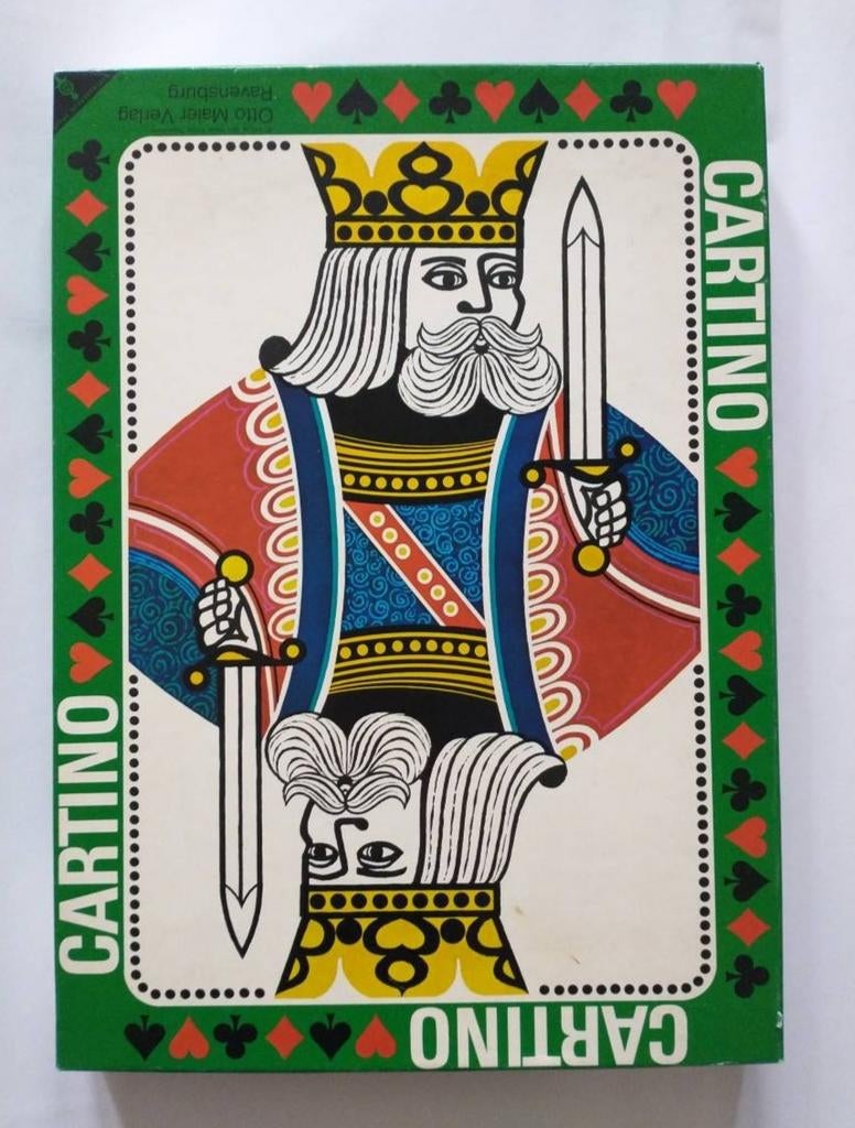 Vintage Cartino Spel – Klassiek Kaartspel met Stenen, Ophalen of Verzenden, Overige onderwerpen