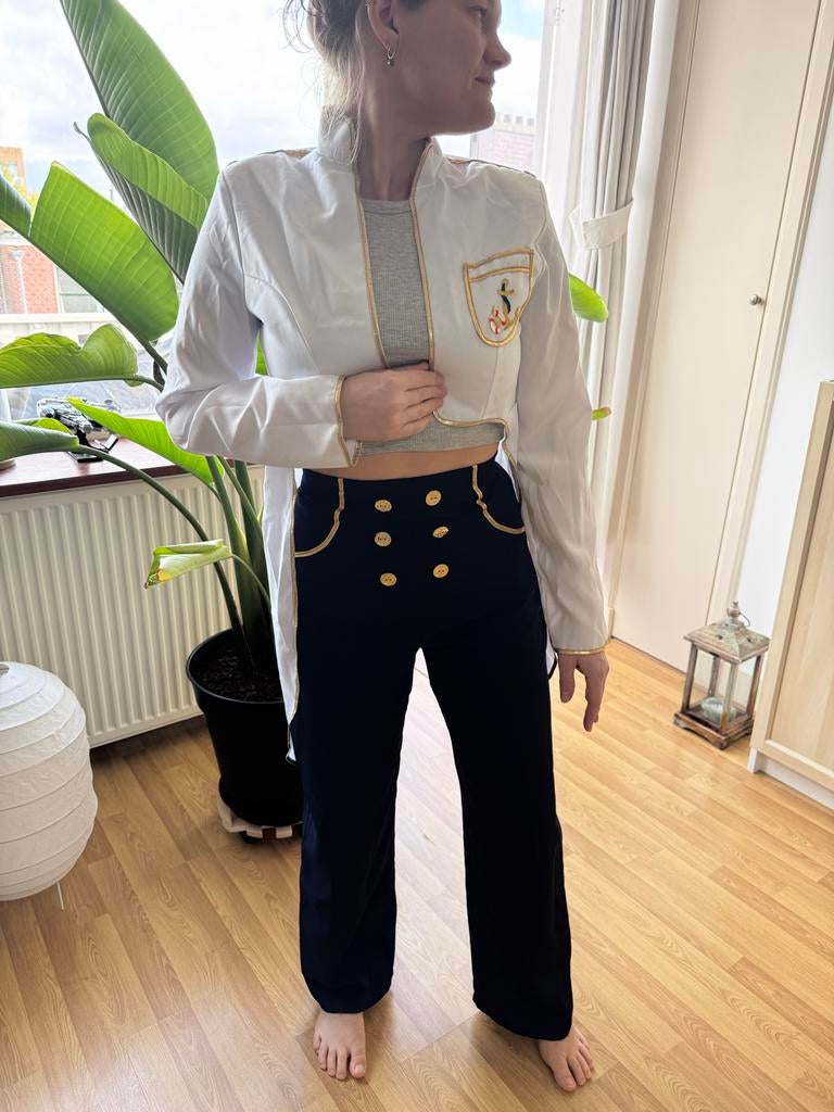 Kapitein verkleedpak - Maat S/M (36/38), Ophalen, Carnaval, Kleding, Maat 36 (S)