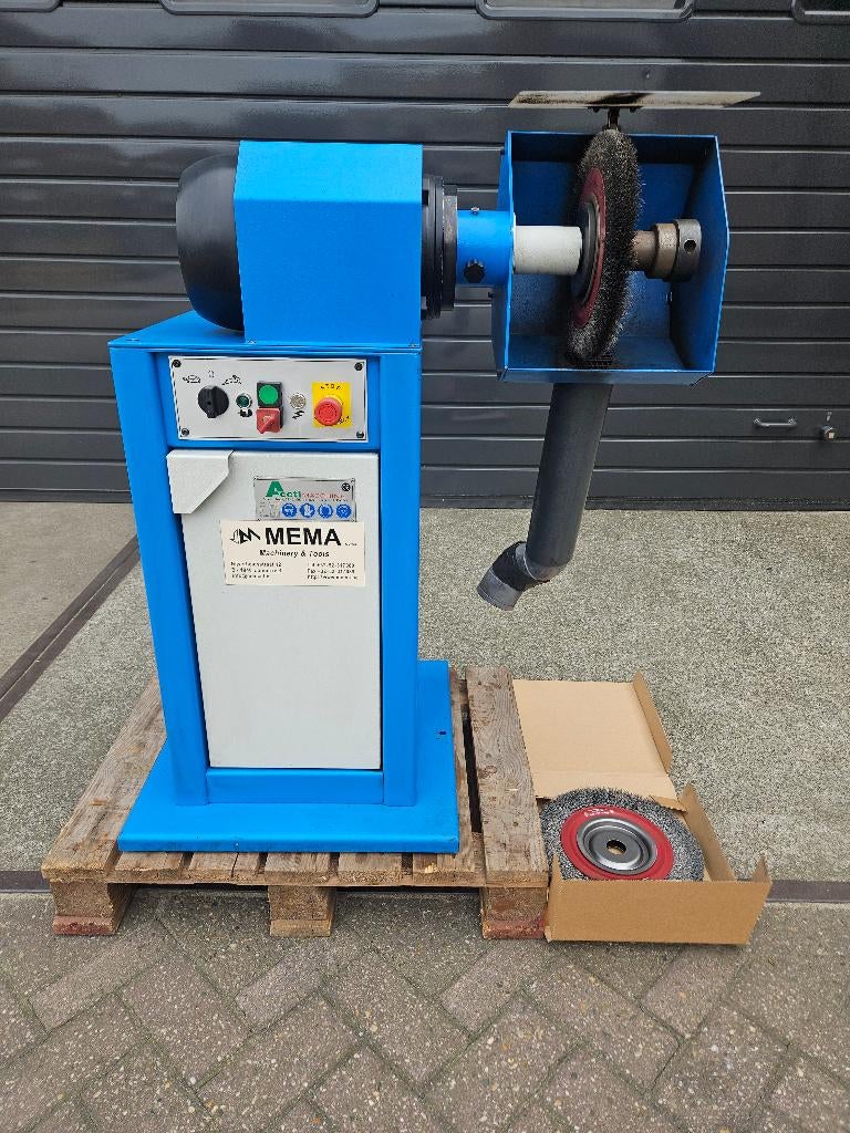 Aceti Art 74 ontbraammachine borstelmachine polijstmachine, Ophalen, Gebruikt