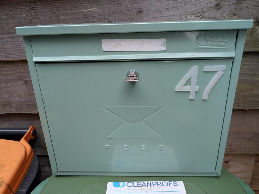 Brievenbus Burg Wächter - Groen, Ophalen, Gebruikt, Staal, Wandbrievenbus