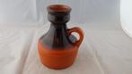 mooie Marei oranje en bruine vaas, Gebruikt, Aardewerk of Porselein, Oranje, Ophalen of Verzenden