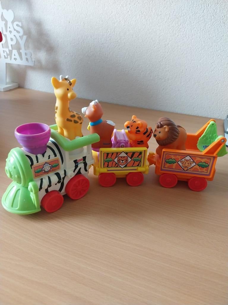 Vtech en Fisher-Price speelgoed: trein, tractor, vormenstoof, Ophalen, Gebruikt, 6 maanden tot 2 jaar