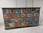 Vintage apothekerskast ladekast, 5 laden of meer, Ophalen, 25 tot 50 cm, Minder dan 100 cm