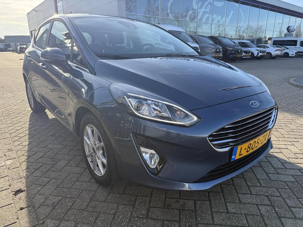 Ford Fiesta 1.0 EcoBoost Hybrid Titanium Automaat | Navigati, 12 maanden, Blauw, 49 €/maand, Origineel Nederlands