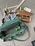 Visspullen: Hengels, molens, tas, leefnet en meer!, Watersport en Boten, Hengelsport | Algemeen, Ophalen of Verzenden, Gebruikt