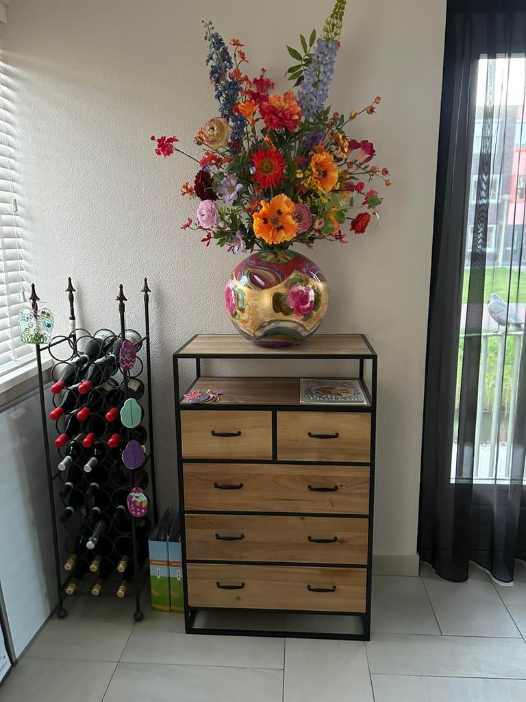 Industriele ladekast, Huis en Inrichting, Kasten | Ladekasten, Ophalen, Gebruikt, 5 laden of meer, 50 tot 100 cm