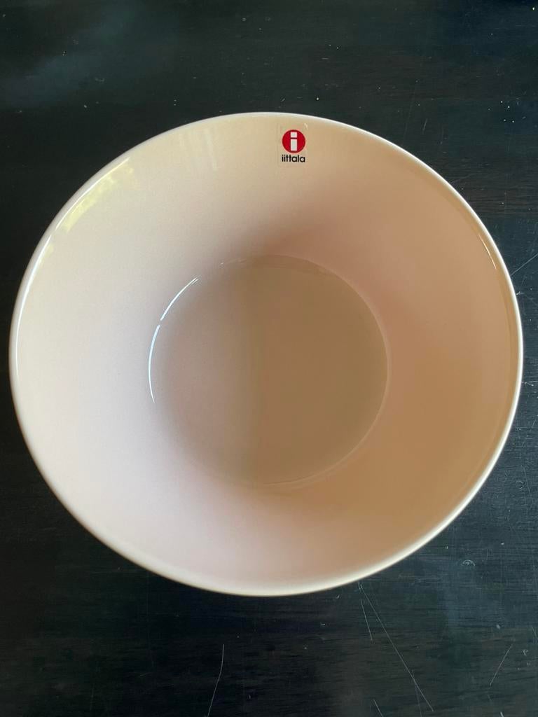 Iittala Teema schaaltje poeder roze, Ophalen of Verzenden, Zo goed als nieuw, Rond, Glas