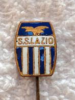 Voetbal Italië : S.S. LAZIO ROME , Oude Emaille Logo, Verzenden, Gebruikt, Sport, Speldje of Pin