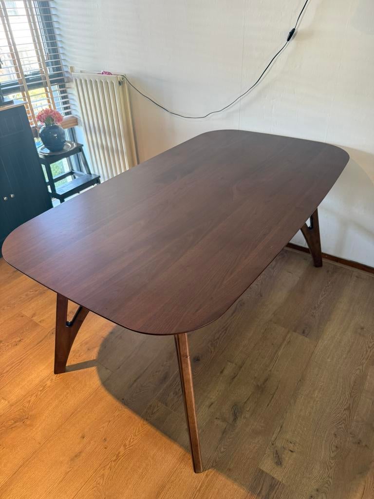 Eettafel, Ophalen, 50 tot 100 cm, Zo goed als nieuw, 150 tot 200 cm