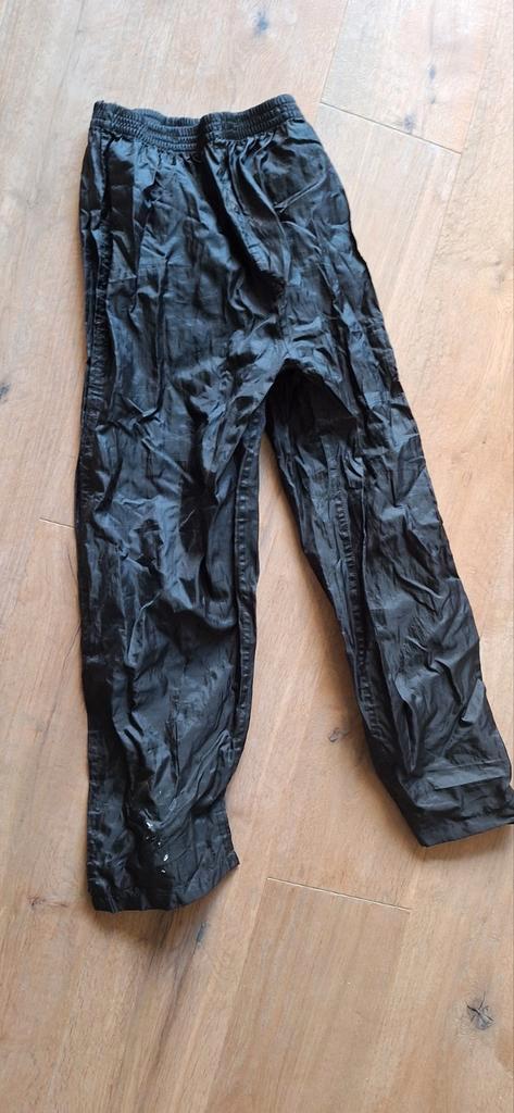 Zwarte regenbroek maat 152, Caravans en Kamperen, Regenkleding, Gebruikt, Regenbroek, Kinderen, Ophalen