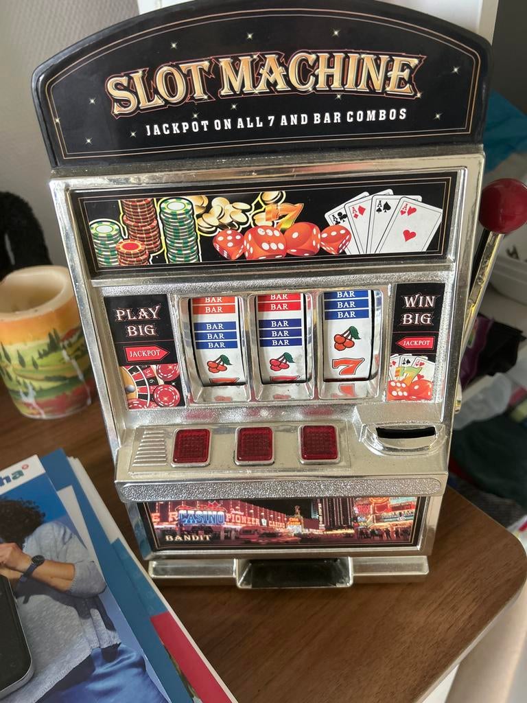 Slot Machine speelautomaat, Verzamelen, Automaten | Gokkasten en Fruitautomaten, Overige munten, Verzenden, Gebruikt