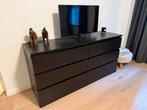 IKEA Malm ladekast zwart, Gebruikt, 5 laden of meer, 150 tot 200 cm, Ophalen of Verzenden