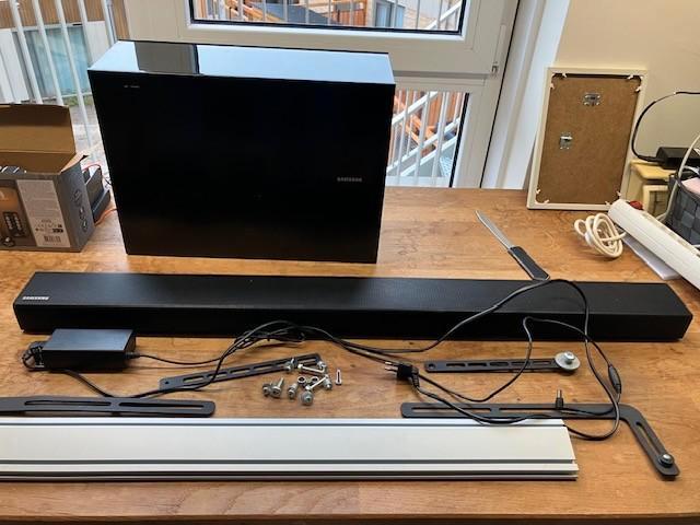 Soundbar van Samsung HW-B650 compleet, Audio, Tv en Foto, Luidsprekers, Zo goed als nieuw, Subwoofer, 60 tot 120 watt, Overige merken