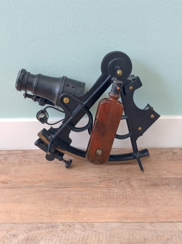 Antieke Nacht Octant voor Navigatie - Maritiem Erfgoed, Antiek en Kunst, Ophalen of Verzenden