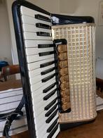 Hohner Verdi II M Accordeon Zwart, Ophalen, Gebruikt, Met koffer, Toetsaccordeon