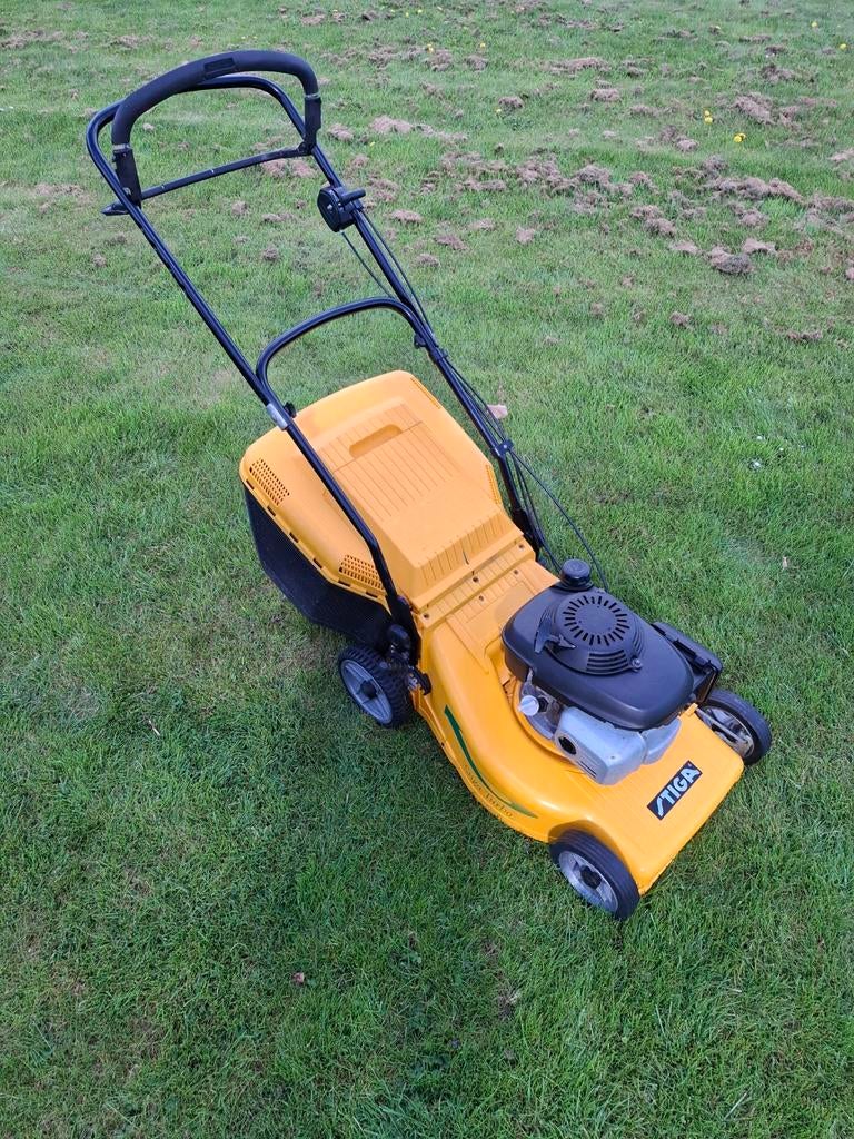 Stiga Turbo Pro 48 S - Honda motor, volledig nagekeken, Ophalen, Cirkelmaaier, Gebruikt, Stiga