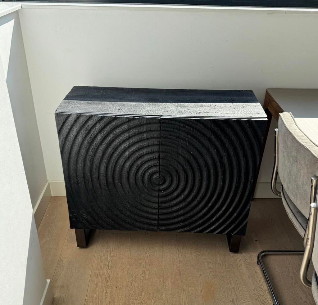 De Dutchbone Cabinet Coals Low, Huis en Inrichting, Kasten | Dressoirs, Ophalen, Zo goed als nieuw, 25 tot 50 cm, 50 tot 100 cm