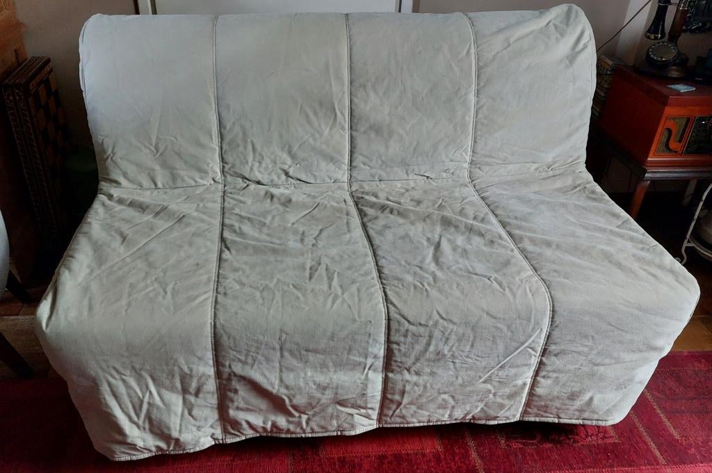 2 persoons slaapbank / logeerbed, Ophalen, Tweepersoons, 140 cm