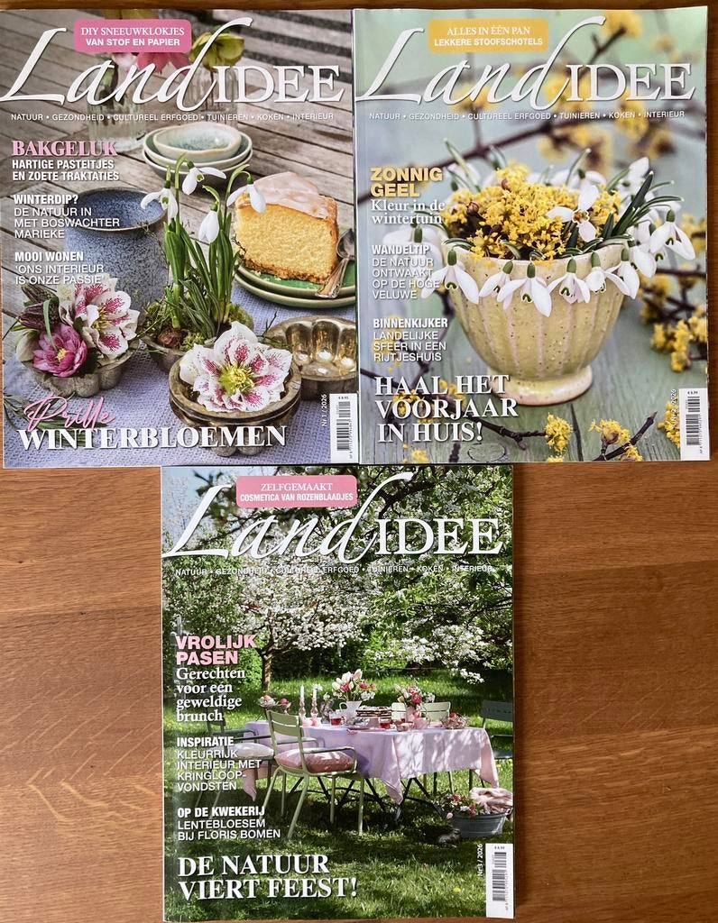 3x tijdschrift Landidee 2026, Ophalen of Verzenden, Zo goed als nieuw