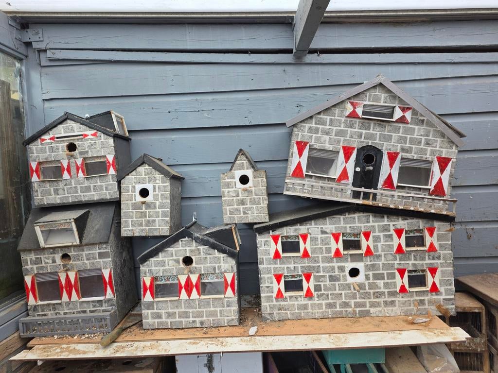 Vogelhuisjes, Tuin en Terras, Tuinwanddecoratie, Ophalen