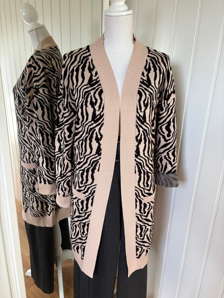Guess jas maat L - Zebraprint vest, Ophalen of Verzenden, Zo goed als nieuw, Maat 42/44 (L), Zwart