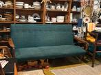 Zweedse Design Bank - Kvadrat Stof - Blauw/Groen, Ophalen, Minder dan 75 cm, 150 tot 200 cm, Vintage