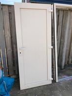 Kunststof buitendeur met kozijn, 75 tot 150 cm, Kunststof, Gebruikt, Deurkozijn