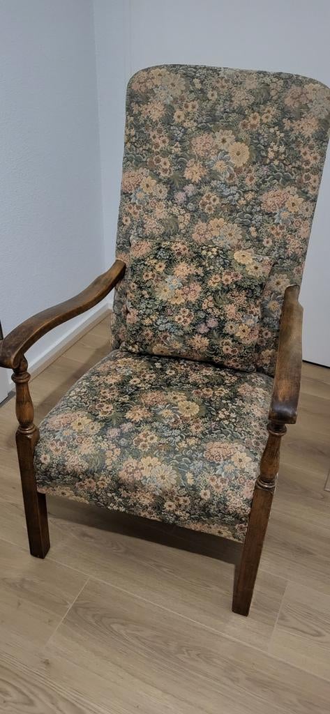 Vintage stoel, Huis en Inrichting, Fauteuils, Ophalen of Verzenden, Gebruikt, 50 tot 75 cm