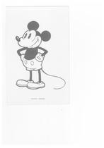 zeer zeldzame Disney Mickey Mouse kaart 1930 Engeland, Ophalen of Verzenden, 1920 tot 1940, Ongelopen, Overige thema's