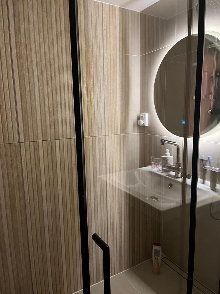 Badkamer tegels houtlook 60x120 cm, Ophalen, 60 cm of meer, Nieuw, Minder dan 5 m²