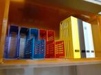 9 opberg lektuur a4 houders gekleurd jaren 70 design retro, Ophalen of Verzenden, Huis en Inrichting