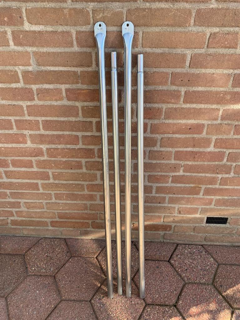 Tentstokken., Ophalen, Gebruikt