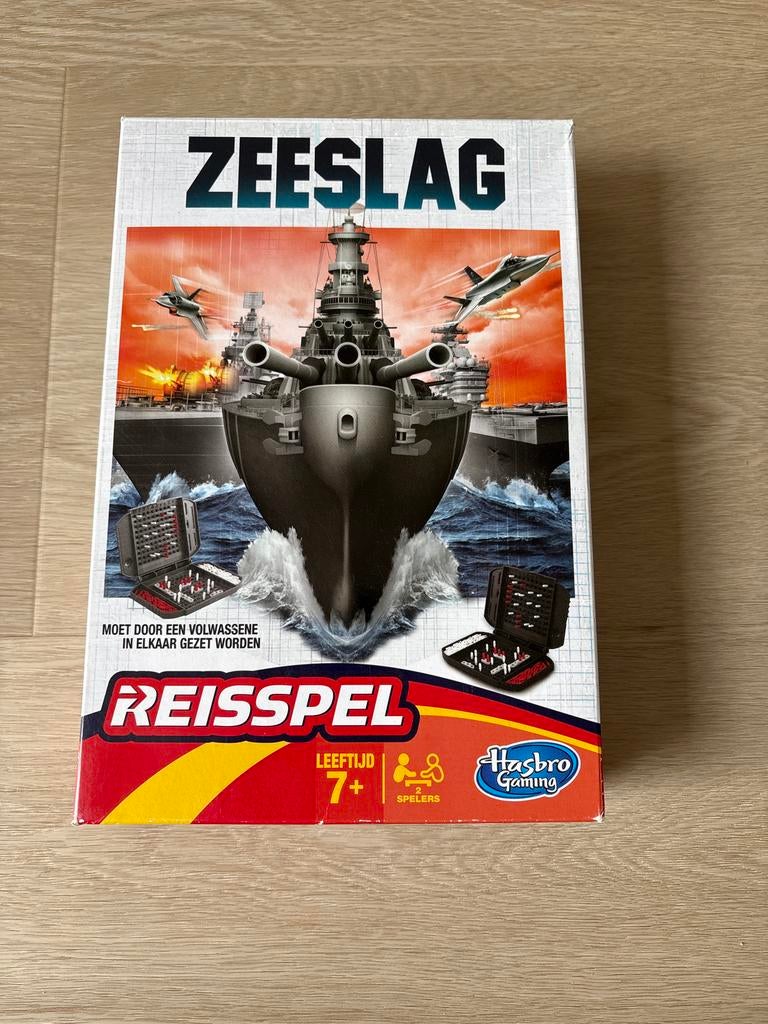 Zeeslag Reisspel, Een of twee spelers, Ophalen of Verzenden, Zo goed als nieuw, Reisspel